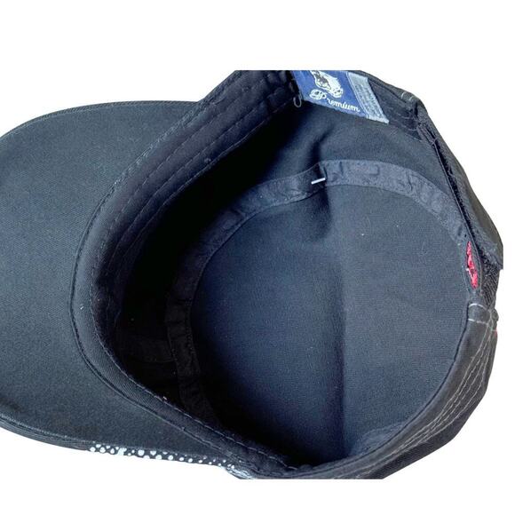 Premium Hat Cap Womens One Size‎ Black Red Baseball Mom Embroidery Rhinestone - Picture 5 of 9